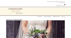Desktop Screenshot of candlelightfloraldesigns.com
